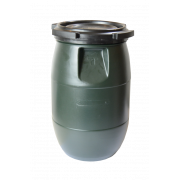 Lufttt beholder til opbevaring af granulat