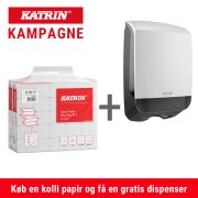 1 pack Katrin paper + 1 M dispenser free