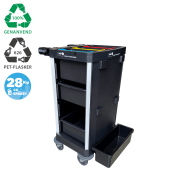 Nordic Recycle Trolley 2.0 - small ekskl. dre