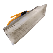 OVA8 Streamline brush with natural hair, white