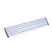 Microfiber mop with Velcro. blue/white 60 cm.