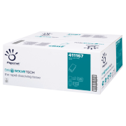 Papernet V-Fold Hand Towel Dissolvetech, TAD new fiber, white, 2-ply, 24x21cm 3750 sheets