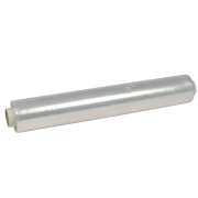 PE film, clear, 44 cm x 30 m, 9 my, unperforated, 4 rl.