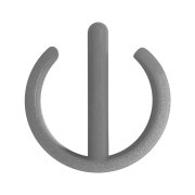 Buckle for mop feeder, gray