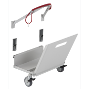 I-mophllare fr Magic stdvagn,  125mm hjul