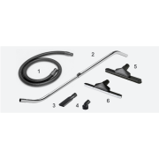 40mm reng�ringss�t med buet r�r for �-50 beholderkobling. (B/V-360)