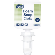 Tork S5, Clarity skumsbe uden farve og parfume, 525 ml, 8 stk