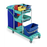 Cleaning trolley Green 430 Rilsan