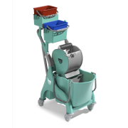 Nick Plus 80 reng�ringsvogn, 28L. spand m/ Dryp mop-vrider