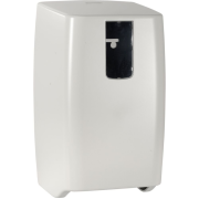 Dispenser til 2 toiletruller, recycled hvid plast