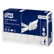 Tork 120398 Xpress Multifold Soft Handduk Z-vikt 2-lagers