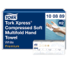 Tork Xpress H2 Soft Multifold H�ndkl�deark, komprimerede, hvid, 2-lag