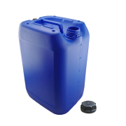 25L Stackable Plastic can, incl. lid. Blue