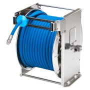 Automatisk slangupprullare, utan slang, rostfri