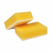 Scouring sponge 5,5x9x2,8cm fine scrubbing effect, 10 pcs.