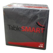 TableSMART Lunchservett 3-lagers, svart, 33x33cm. 1000 st
