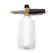 Foam lance with 1 L container and KEW-type plug nipple