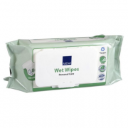 Abena Vtservetter 18x20cm, vit, med plastlock, 80 st.